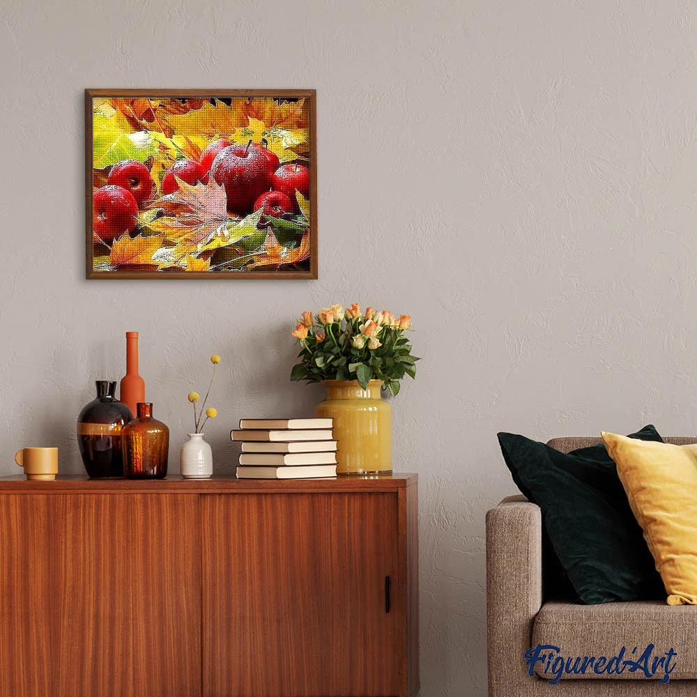 Diamond Painting - Apples in Autumn - Image 3