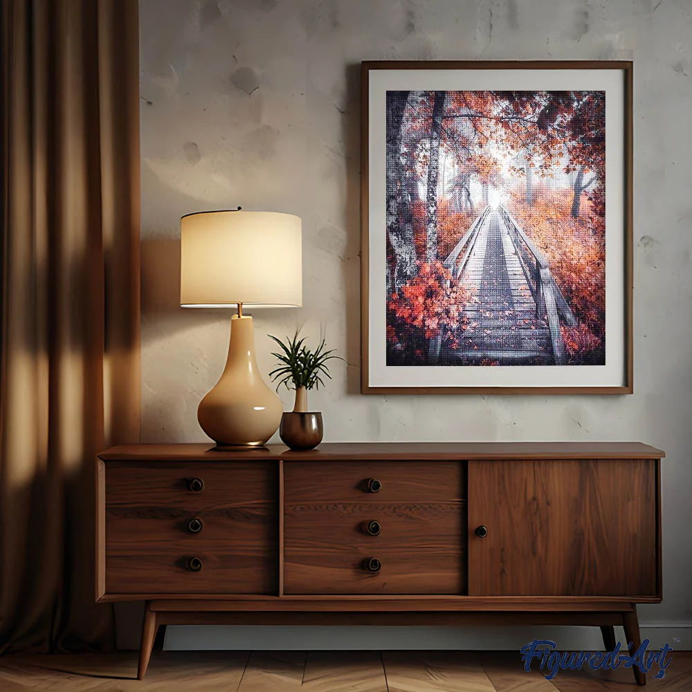 Diamond Painting - Autumn Path - Image 3