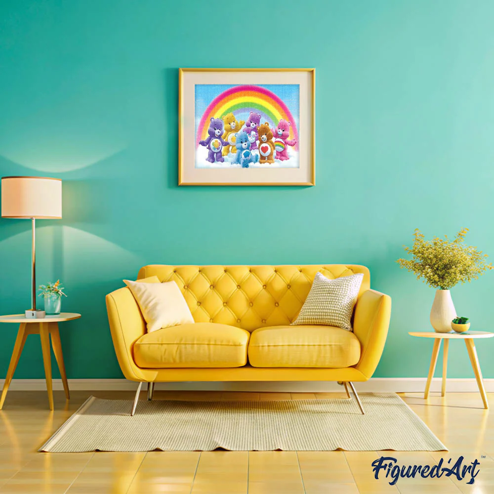Diamond Painting - Bears and Rainbow - Image 3