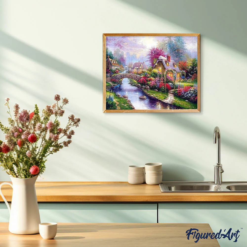 Diamond Painting - Somewhere in the Countryside - Image 3