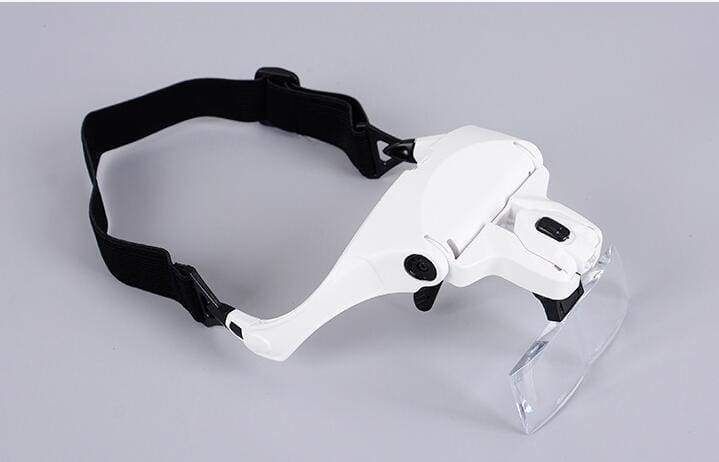 Headband Magnifier Glass Magnifying Glasses with Lamp for Paint by Numbers - Image 7