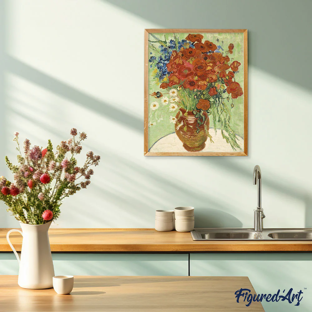 Van Gogh - Red Poppies and Daisies - Image 3